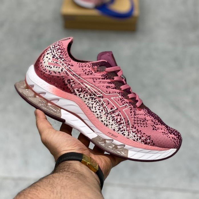 کتونی اسیکس کینسی بلاست صورتی Asics KINSEI BLAST کتونی اسیکس کینسی بلاست صورتی Asics KINSEI BLAST