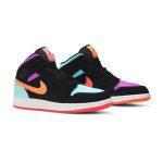 نایک جردن وان مولتی کالر Nike Jordan 1 Mid Multi Color