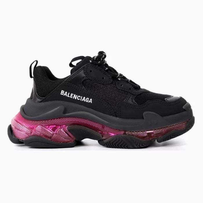 Triple s 2025 black pink