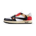 نایک ایر جردن 1 تراویس اسکات آف وایت یونیون Air Jordan 1 Low Travis Scott x OFF-WHITE x Union