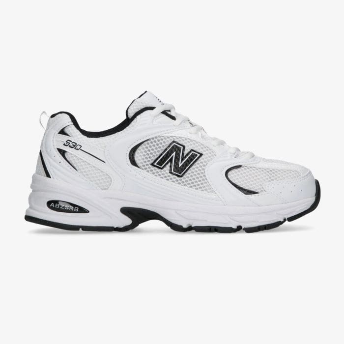 کتونی نیوبالانس 530 سفید مشکی New Balance کتونی نیوبالانس 530 سفید مشکی New Balance