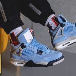 کتونی نایک ایر جردن 4 یونیورسیتی Air Jordan 4 University Blue