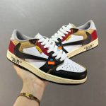 نایک ایر جردن 1 تراویس اسکات آف وایت یونیون Air Jordan 1 Low Travis Scott x OFF-WHITE x Union