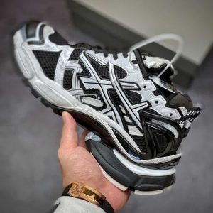 بالنسیاگا رانر سفید مشکی Balenciaga Runner White Black White