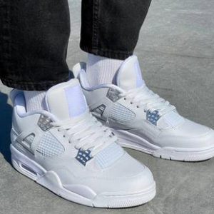 نایک جردن 4 سفید پیور مانی Jordan 4 Retro Pure Money