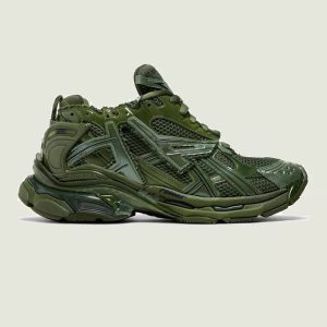 بالنسیاگا رانر سبز Balenciaga Runner Leather Free Khaki