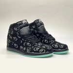 نایک جردن وان رترو کاز مشکی Jordan 1 Retro Kaws Black