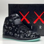 نایک جردن وان رترو کاز مشکی Jordan 1 Retro Kaws Black
