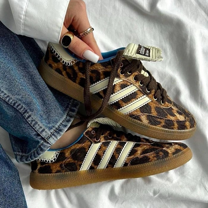 آدیداس سامبا پلنگى Adidas Samba Pony Wales Bonner Leopard