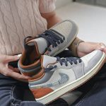کتونى ایر جردن ١ Air Jordan 1 Phantom Repaired Denim