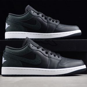 ردن وان لو بلک الفنت Jordan 1 Low Black Elephant