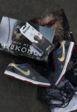 نایک اس بی دانک لو بلک میت Nike sb dunk low black myth Wukong