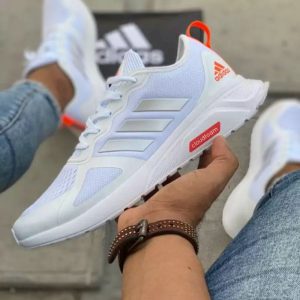 کتانی آدیداس کلود فوم سفید Adidas Cloudfoam