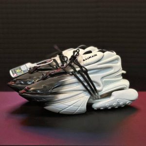 بالمین یونیکورن Balmain Unicorn Low-Top White Black Gradiant سفید مشکی