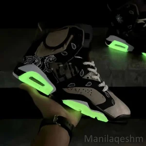 کفش جردن 6 تراویس باندانا Air Jordan 6 Travis Scott Bandana