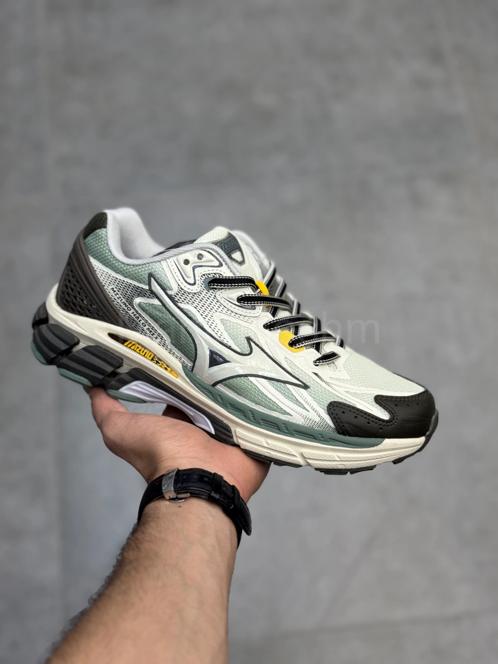کفش میزانو هالو میکس سفید سبز کفش میزانو هالو میکس سفید سبز Mizuno Halo Mix Green